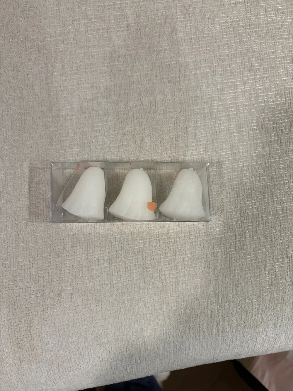 Anthropologie Ghost Shaped Decorative Wax Candles Set of 3 Halloween New NIB